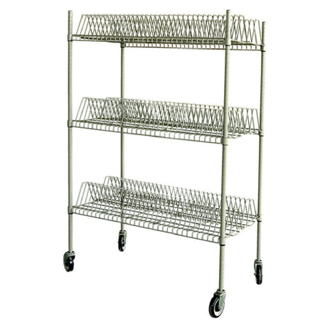 Hubert 16726 - Drying Rack, 3-tier, 44" X 25-1/2" X 70-1/2"H