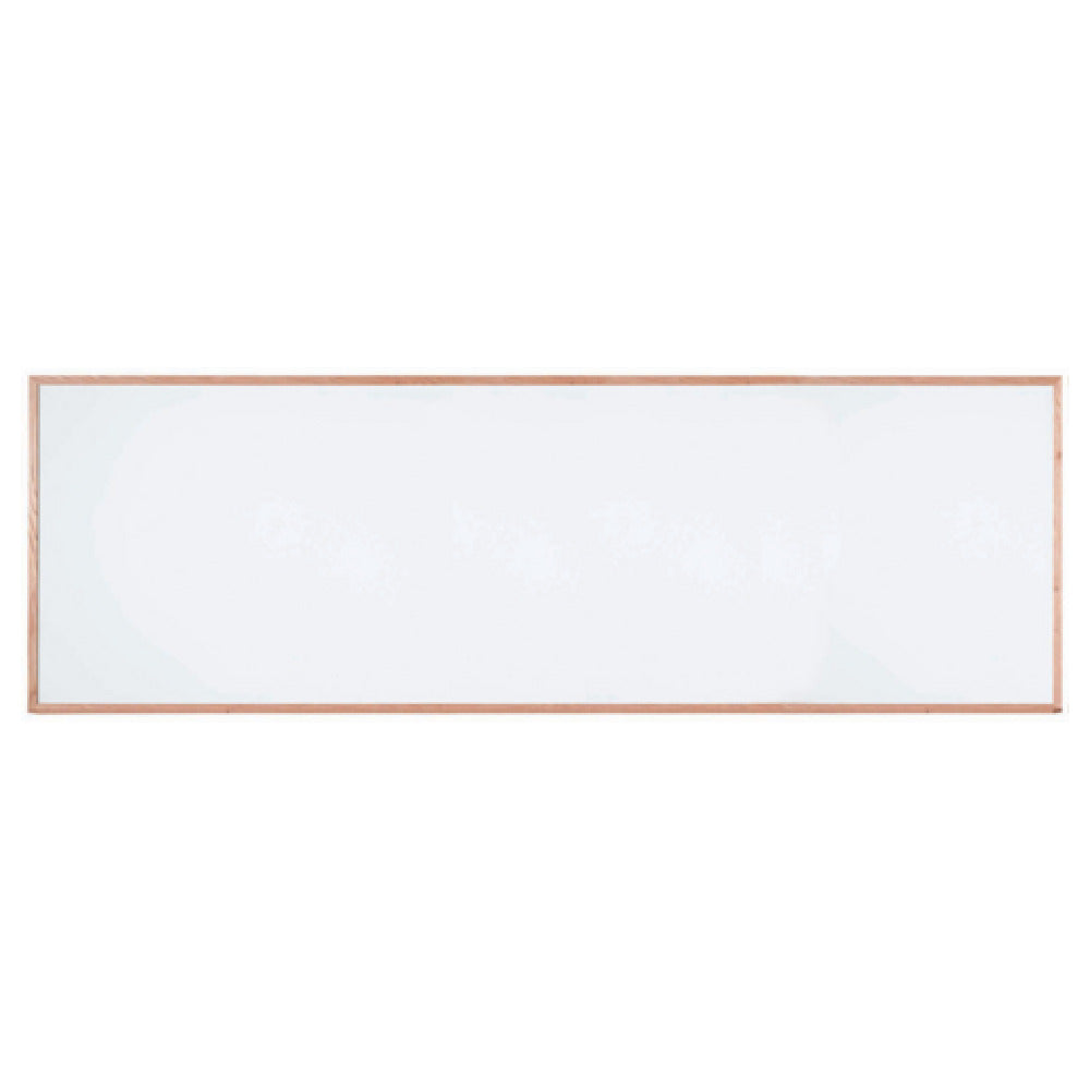 Aarco WOS48144 White Procelain Markerboard Wall Mount 144"W X 48"H