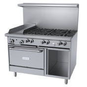 Garland Commercial Ranges G48-6G12CS - G Starfire Pro Series Restaurant Range, Gas