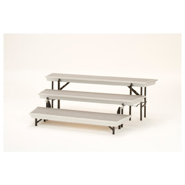 National Public Seating TPR72 NPS® TransPort Tapered Choral Riser 11-14 Adult Capacity