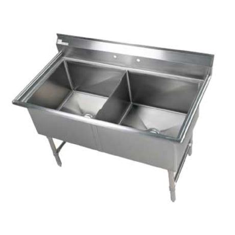 Klinger's Trading EIT2 Elite Sink Two Compartment 53"W X 29-1/2"D X 41"H