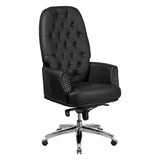 Flash Furniture BT-90269H-BK-GG Traditional Executive Multifunction Swivel Office Chair