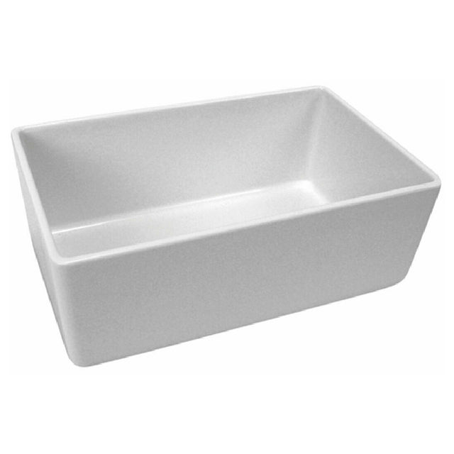 Bauscher Hepp TPO4312 - Chunky Collection Deli Crock, 3-3/8 Qt., 10-1/4"L X 6-1/2"W X 4"H