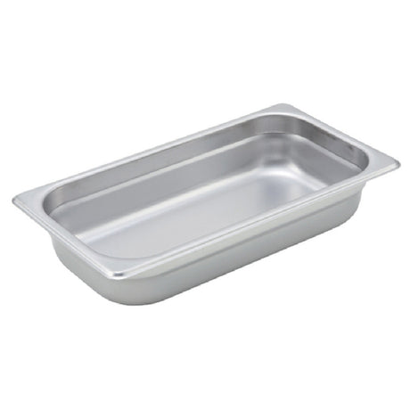 Winco SPJM-302 Steam Table Pan 1/3 Size 6-7/8" X 12-3/4" X 2-1/2" Deep