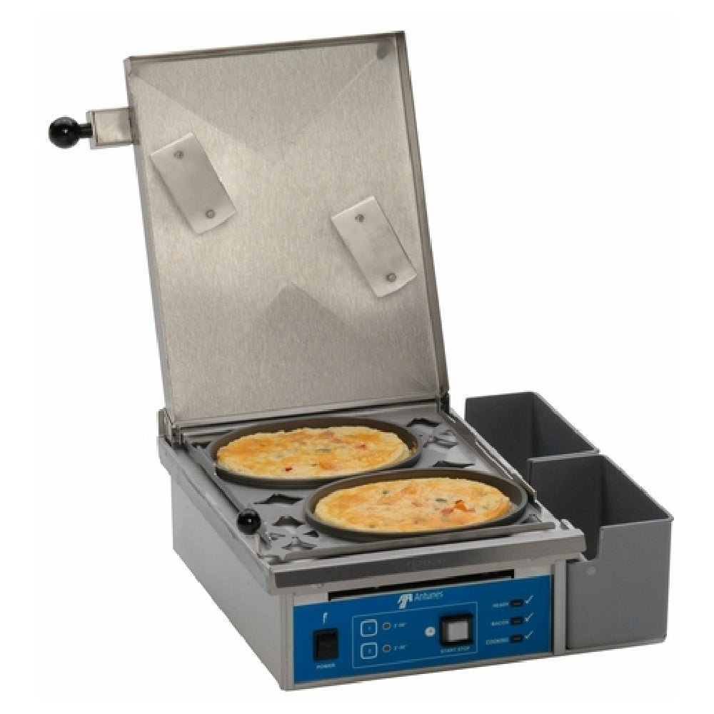 Antunes ES-602 Egg Station Cooks With Heat/steam Combination Cooks Max (2) 8" Eggs