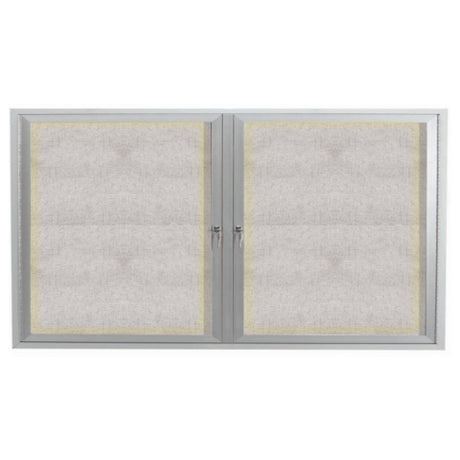 Aarco ODCC3660RI Aluminum Bulletin Board 60"W X 36"H Enclosed