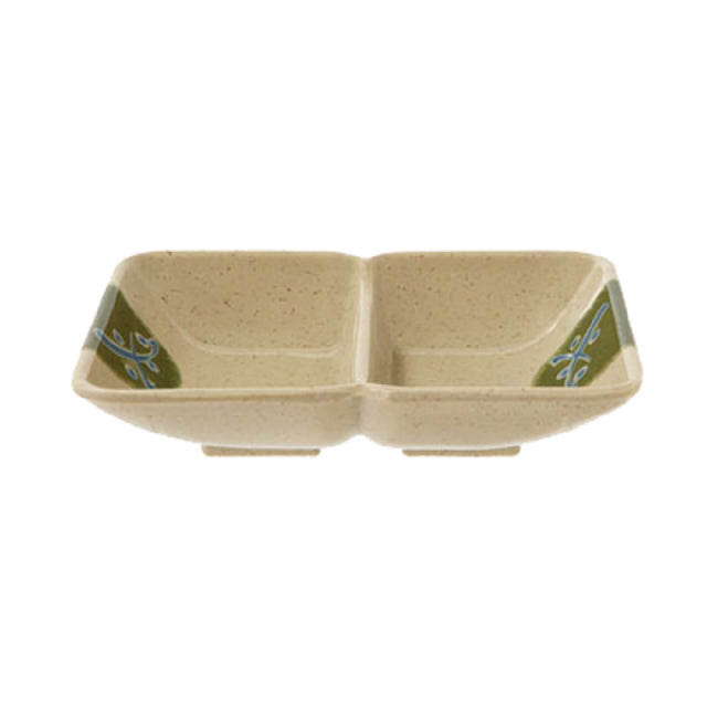 GET Enterprises 037-TD Traditional™ Sauce Dish 1 Oz. Per Compartment 4" X 3"