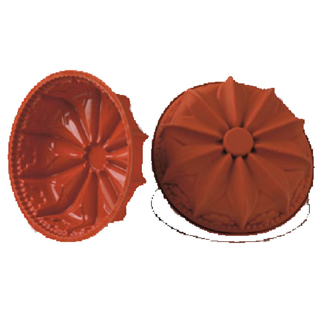 Louis Tellier SFT726 Uniflex Silicone Collection Fleur De Lys Shallow Mold 10-1/4" Dia. X 3-1/8"H