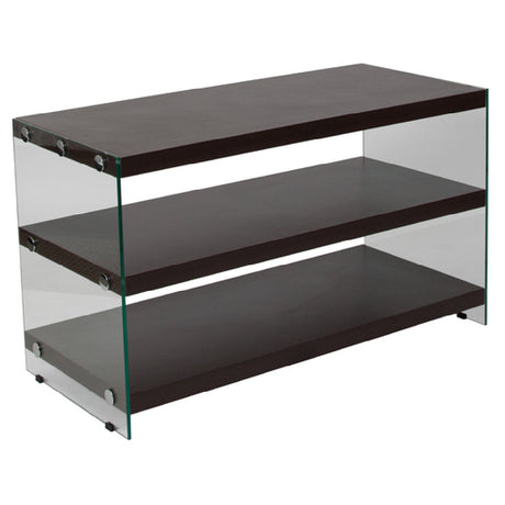 Flash Furniture NAN-JN-2626TR-G-GG Wynwood Collection TV Stand 39-1/2"W X 17-3/4"D X 23"H Overall