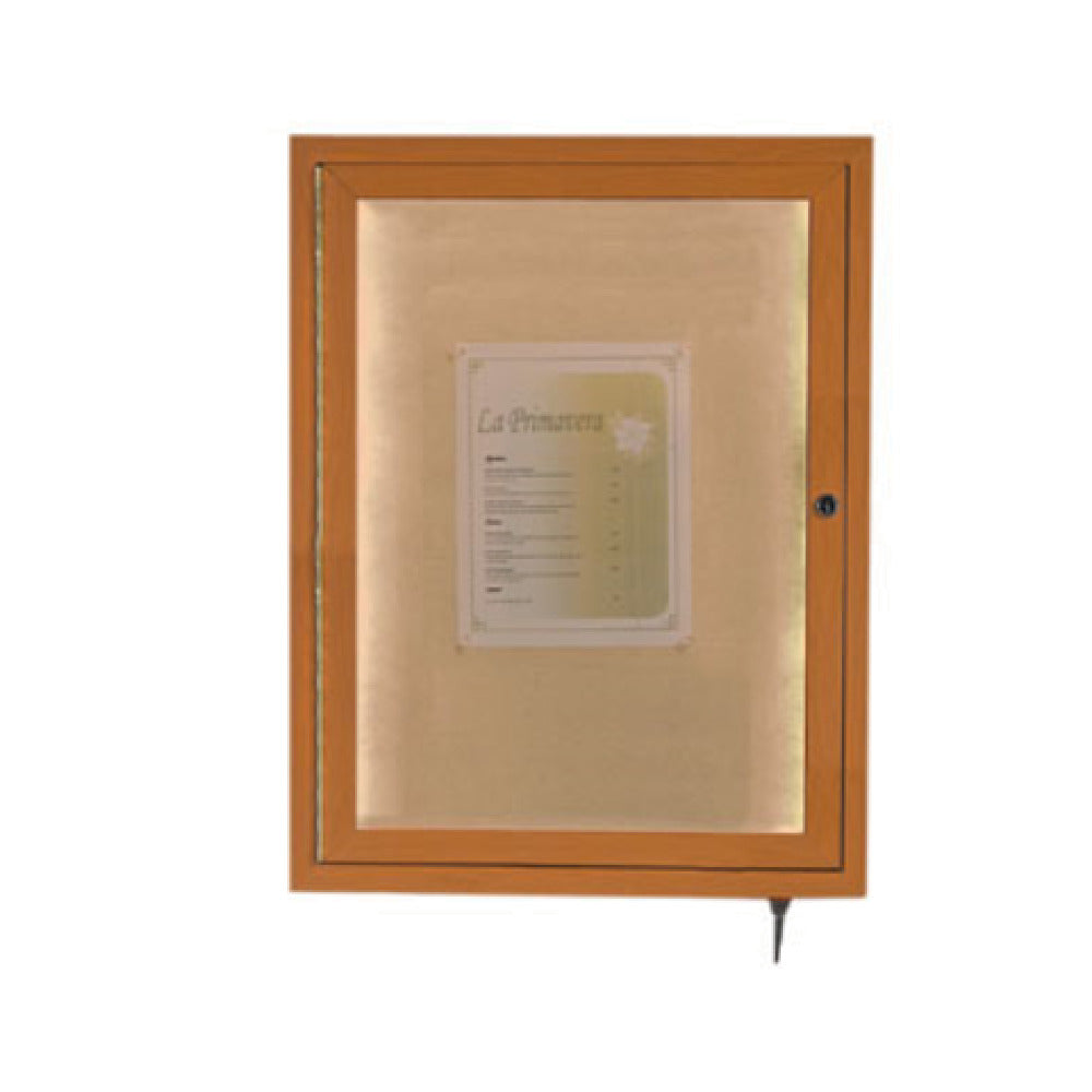 Aarco LWL2418O Display Case 18"W X 24"H Enclosed