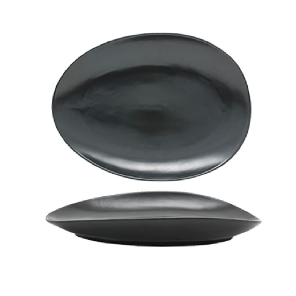 FOH DOS030BKP20 Tides™ Plate 12" X 8-3/4" Oval