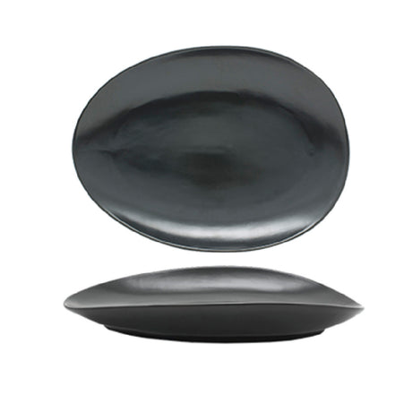 FOH DOS030BKP20 Tides™ Plate 12" X 8-3/4" Oval