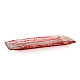 Bon Chef 59000-SCARLET Rectangular Resin Platter 23.25" X 7.75" X 1.5" Lead Free