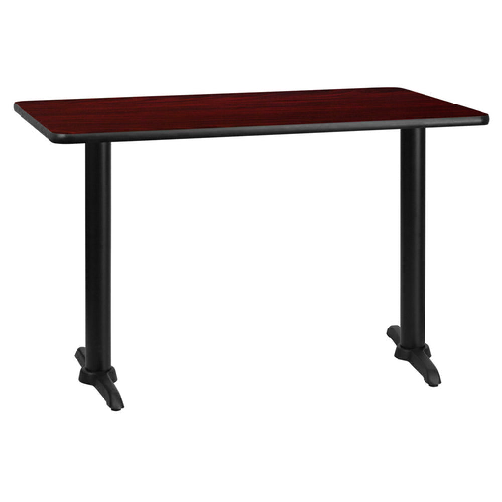 Flash Furniture XU-MAHTB-3048-T0522-GG Table 48”W X 30”D X 31-1/8”H Dining Height