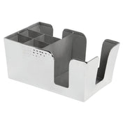 Hubert 32907 - Bar Caddy, 6-compartment, 9-1/4" X 6" X 4"H