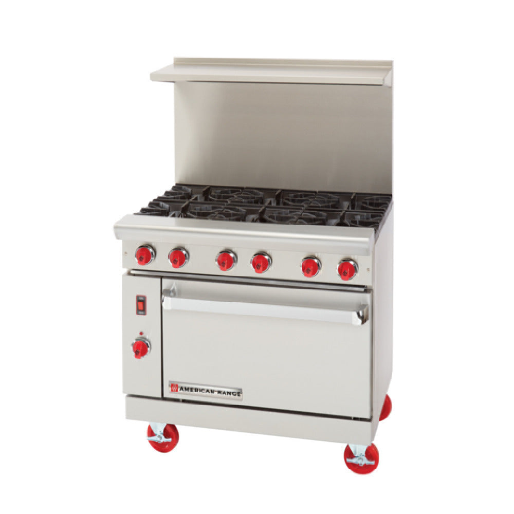 American Range ARGF-12G-4B-C_LP - Green Flame Range, Gas, 36"