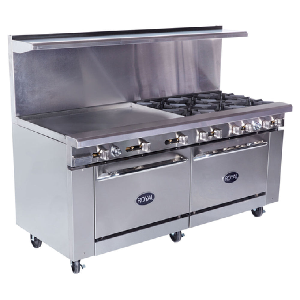 Royal Range Of California RR-6G36_NAT Restaurant Range Gas 72"