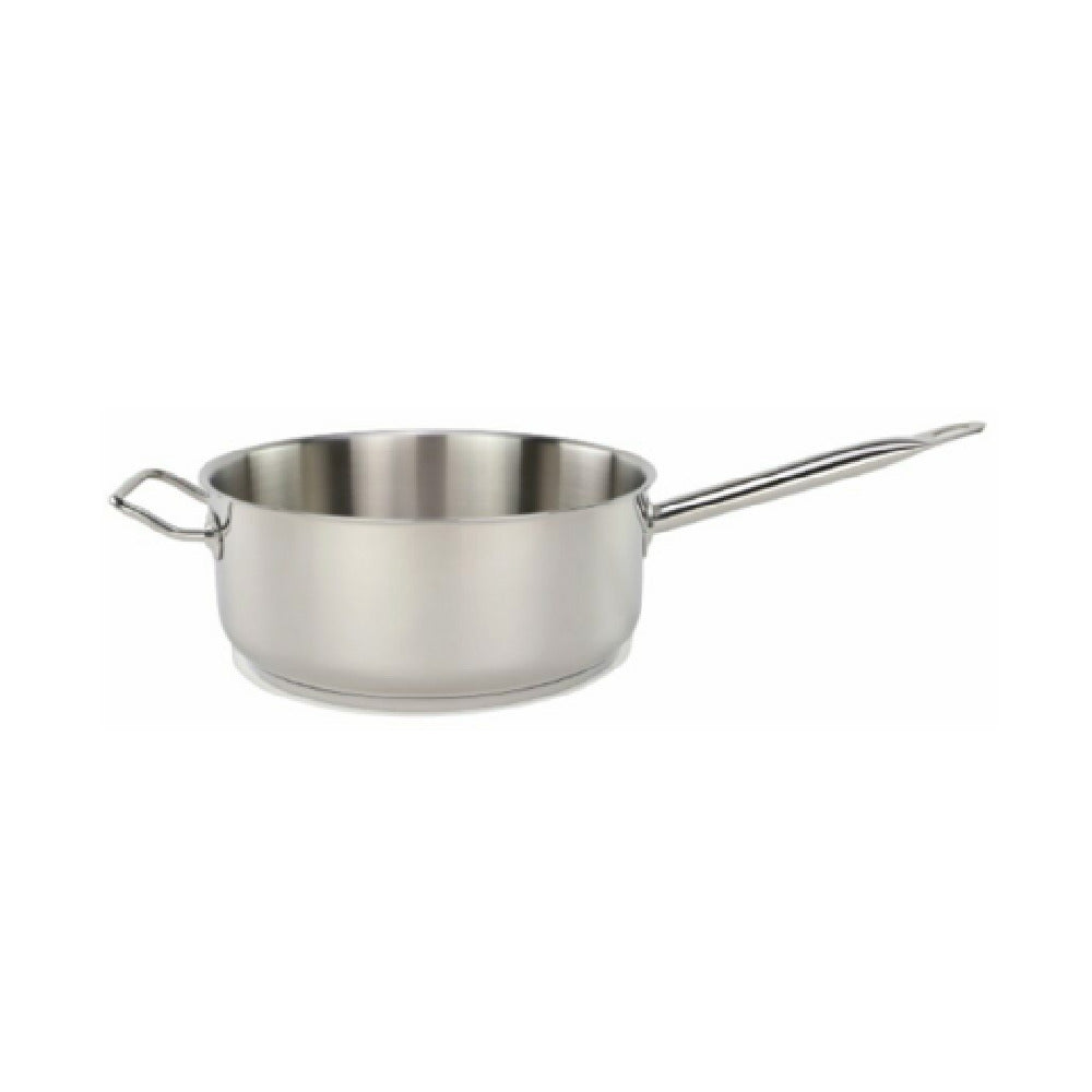 Tuxton RSST-224 TUXSTEEL Sauce Pan 7 Qt. 11.0" Dia. X 4.375"H