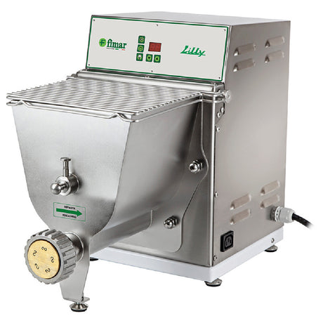 AMPTO UL-PF25E - Lilly Pasta Extruder And Mixer In One, Countertop, Produces Up To 17.5 Lbs. Output/hour (varies Upon Shape And Recipe)
