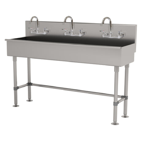 Advance Tabco 19-FM-72-F Multiwash Hand Sink With Stainless Steel Legs And Flanged Feet