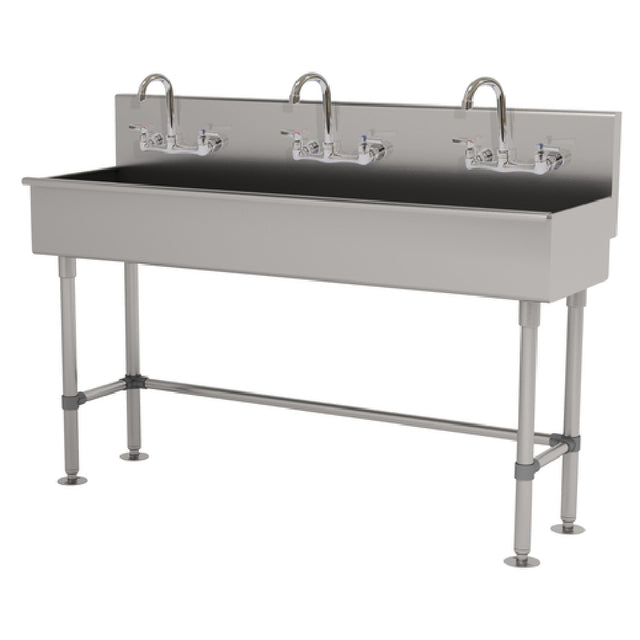 Advance Tabco 19-FM-72-F Multiwash Hand Sink With Stainless Steel Legs And Flanged Feet