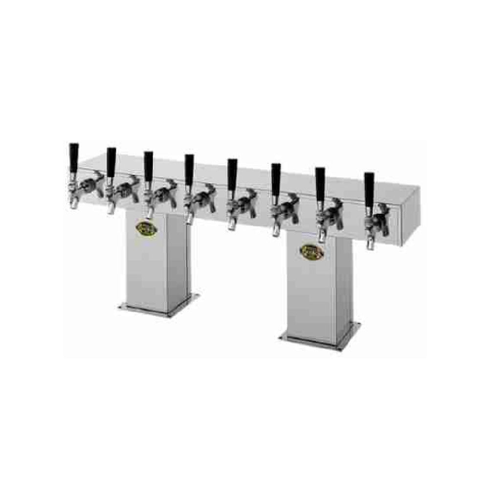 Perlick 4006-30BPC Bridge Tee Draft Beer Tower Countertop 89-9/16"W X 12-15/16"H