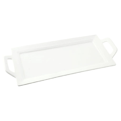 10 Strawberry St WTR-13EMBHNDLPLTR - Platter, 13" X 6", Rectangular