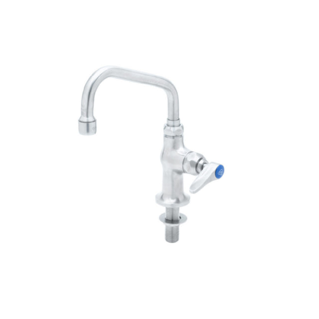 T&S Brass S-0207 Deck Mount Faucet Single Hole Single Temperature 6" Swing Nozzle With Stream Regulator Outlet