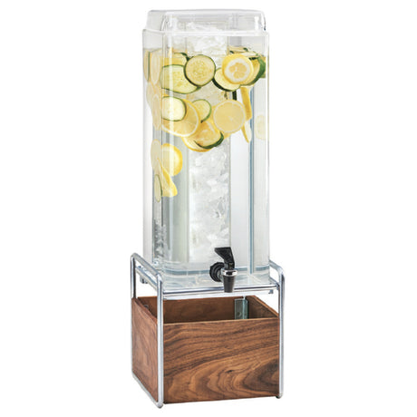 Cal Mil 3703-3INF-49 Mid-Century Beverage Dispenser 3 Gallon Capacity 8-1/4"W X 10"D X 24"H