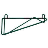 Klinger's Trading SS14-GREEN - Single Wall Bracket, For 14"D Shelf, Green Epoxy Finish (sold Each)