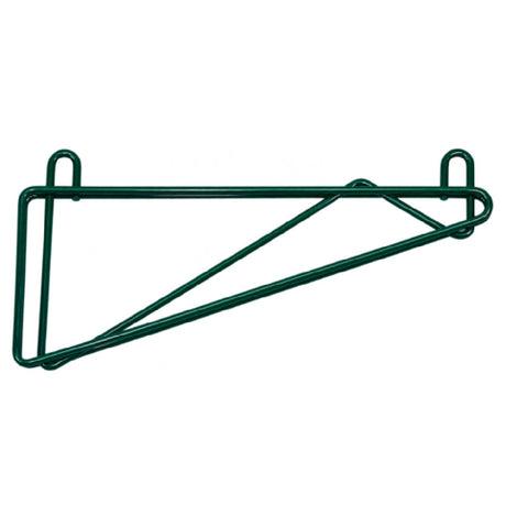 Klinger's Trading SS24-GREEN - Single Wall Bracket, For 24"D Shelf, Green Epoxy Finish (sold Each)