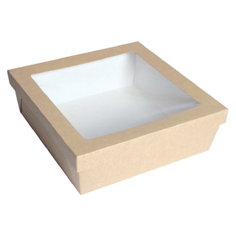 PacknWood 210KRAYB228 - Kray Take Out Box, 132 Oz., Base: 8.7" X 8.7" X 3.2"