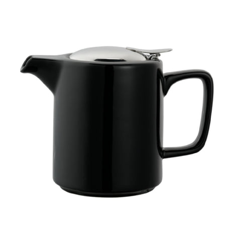 Service Ideas TPCW16BL Service Ideas Washtington Ceramic Teapot 16 Ounce Black