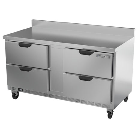 Beverage Air WTFD60AHC-4-FIP Worktop Freezer Two-section 60"W