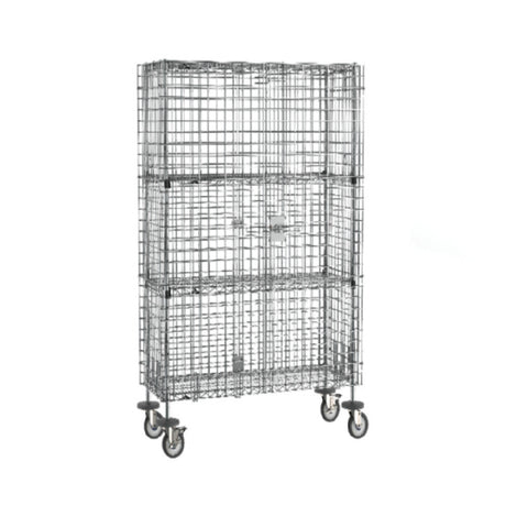 Metro SEC35EC-2EZ - Super Erecta® Security Unit, Mobile, Chrome Plated Finish