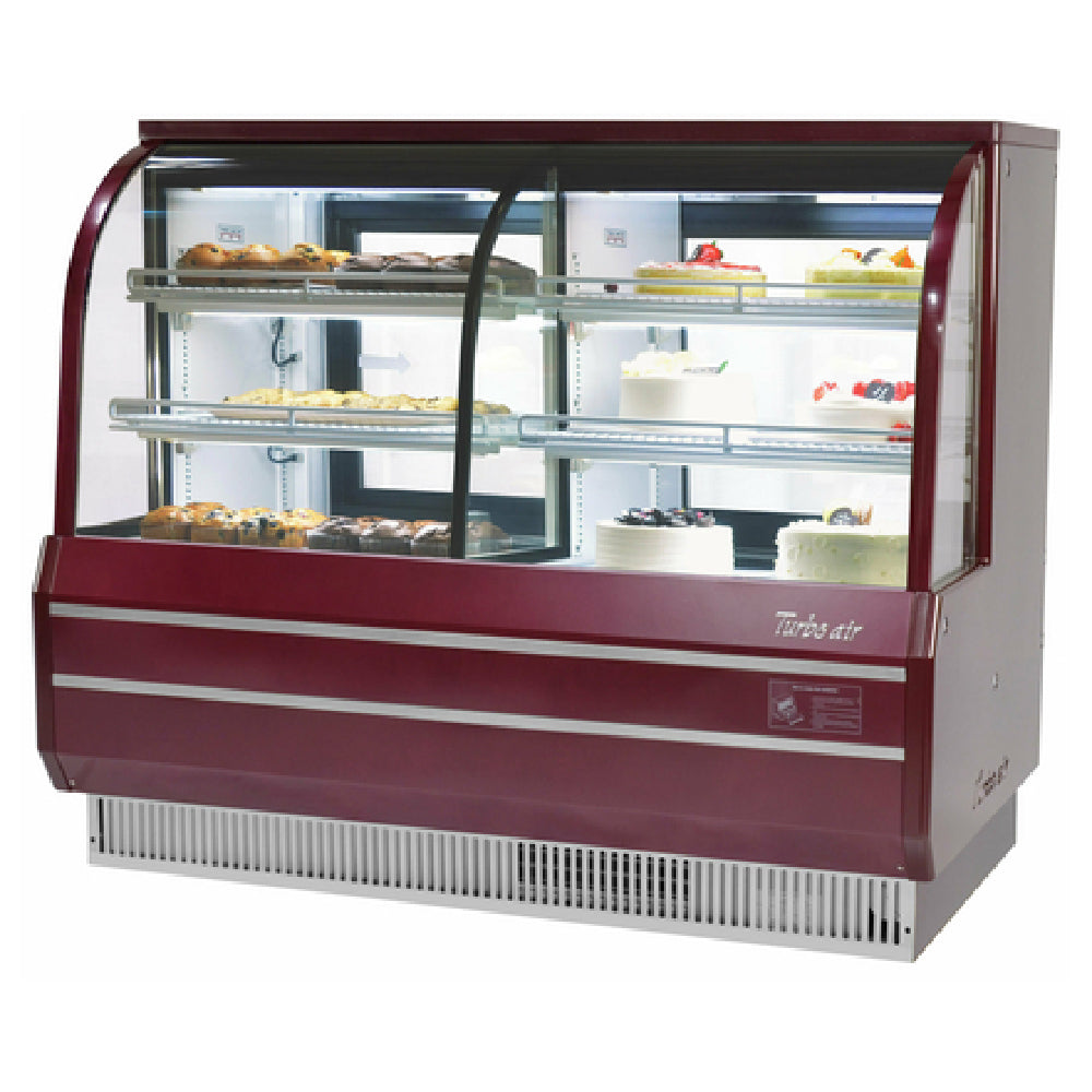 Turbo Air TCGB-60-CO-R Bakery Case Dry & Refrigerated Combination 60-1/2"W