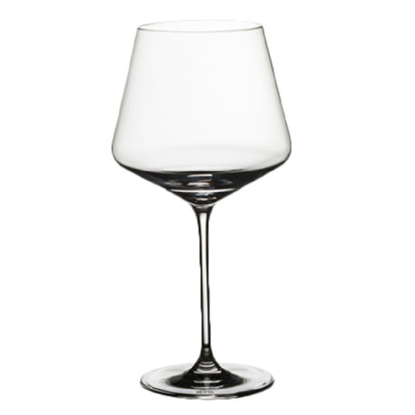 Steelite 4818R373 Burgundy Wine Glass 24-3/4 Oz. (H 9" M 4-1/2" T 3-1/4" B 3-1/4") Chip Resistance