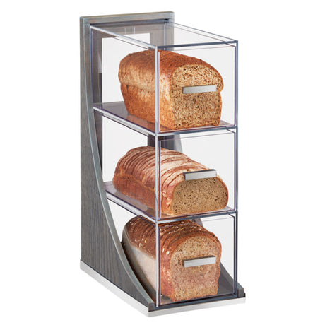 Cal Mil 3815-83 Ashwood Bread Case 6-1/2"W X 13"D X 20-1/4"H 3-tier