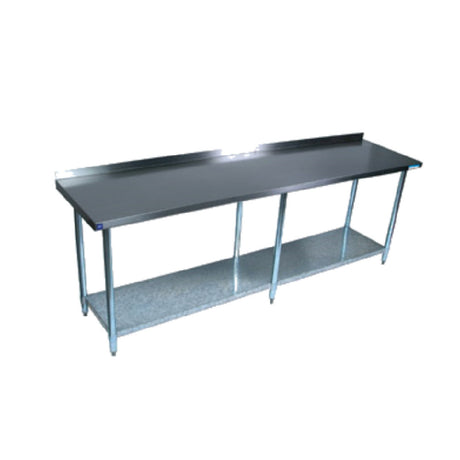 BK Resources VTTR-1884 Work Table 84"W X 18"D 18/430 Stainless Steel Top