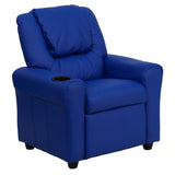 Flash Furniture DG-ULT-KID-BLUE-GG Kids' Recliner 24"W X 21-1/2" 36-1/2"D X 27"H