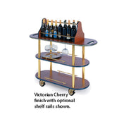 Geneva 37207 Wine Cart Oval 42-1/2"W X 16"D X 47-1/4"H