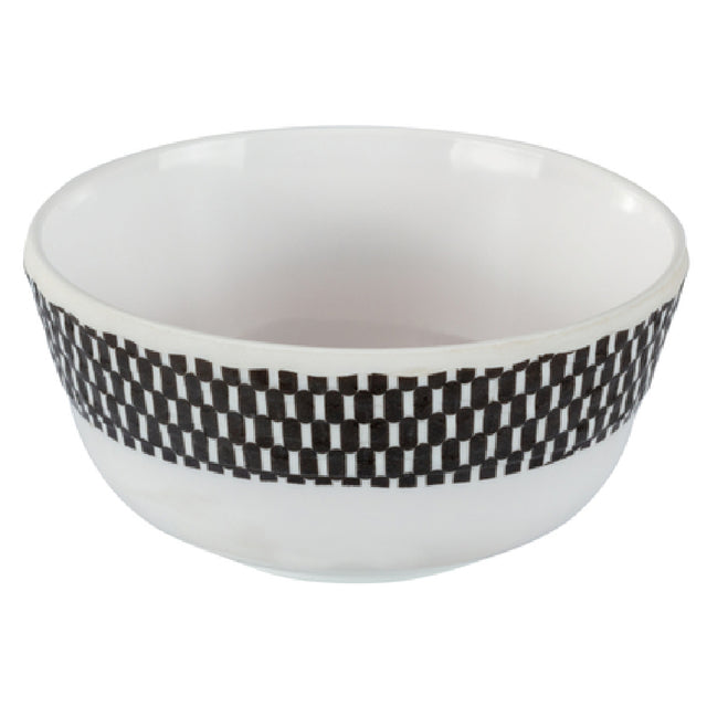 Bon Chef 53929WHITE-BLK Soup Bowl 10 Oz. 4-3/8" Dia. X 2"