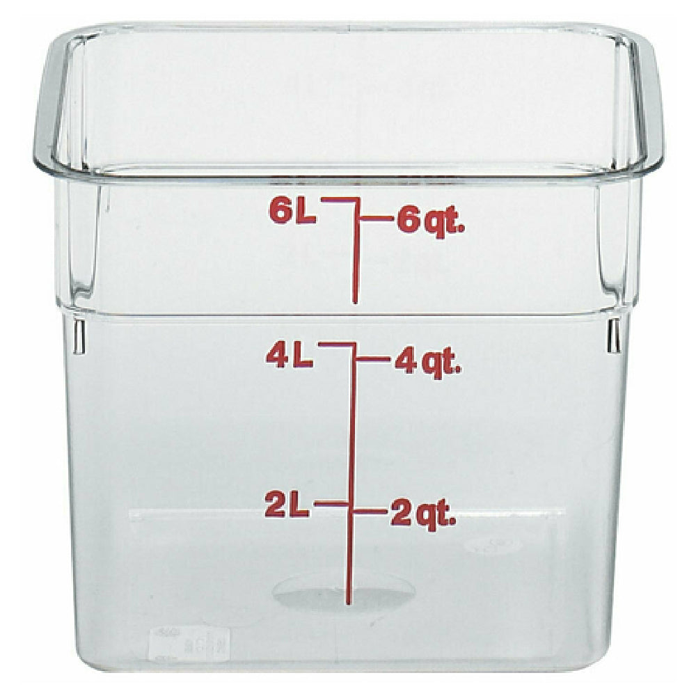 Cambro 6SFSCW135 CamSquare Food Container - Thumbnail 5