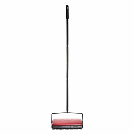 Alpine Industries ALP469-RED Carpet/Floor Sweeper 11"W X 7-7/8"D X 49-3/16"H Manual