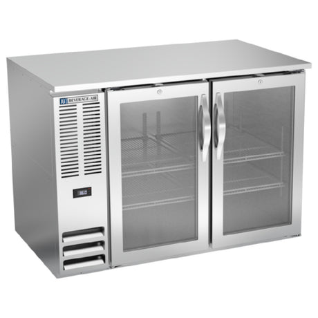 Beverage Air BB48HC-FG-S - Refrigerated Food Rated Back Bar Storage Cabinet, Two-section
