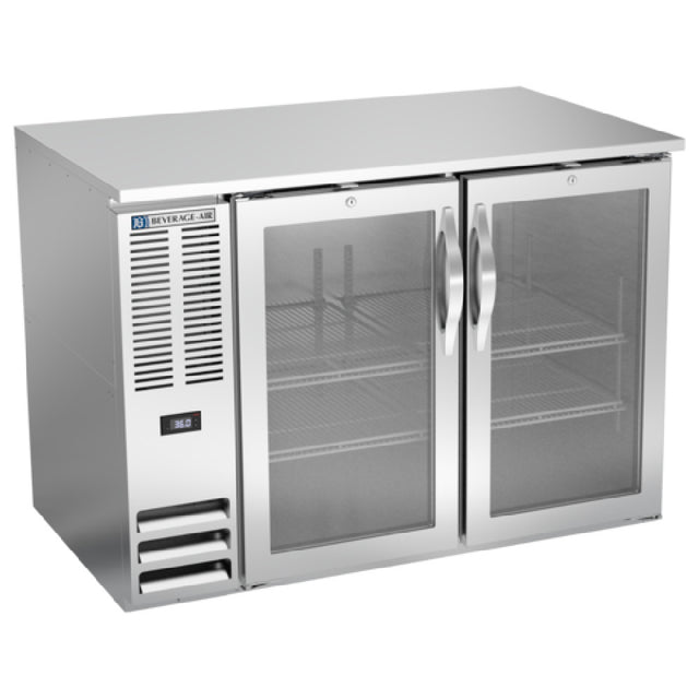 Beverage Air BB48HC-FG-S - Refrigerated Food Rated Back Bar Storage Cabinet, Two-section