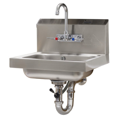 Advance Tabco 7-PS-50 Hand Sink Wall Mounted 14" Wide X 10" Front-to-back X 5" Deep Bowl