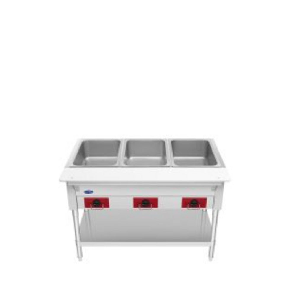 Atosa USA, Inc. EHS-OW-3 - Steam Table, Electric, 44-1/8"W X 29-1/2"D X 33-1/2"H