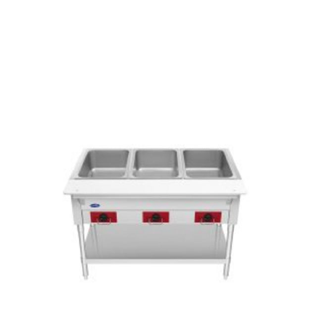 Atosa USA, Inc. EHS-OW-3 - Steam Table, Electric, 44-1/8"W X 29-1/2"D X 33-1/2"H