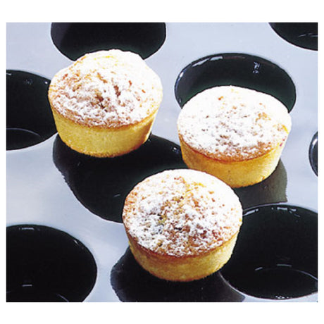 Matfer 336045 Flexipan® Muffin Mold 24 Per Sheet 3-7/8 Oz. Cap.